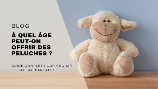 bannière article de blog a quel age peut-on offrir des peluches ?