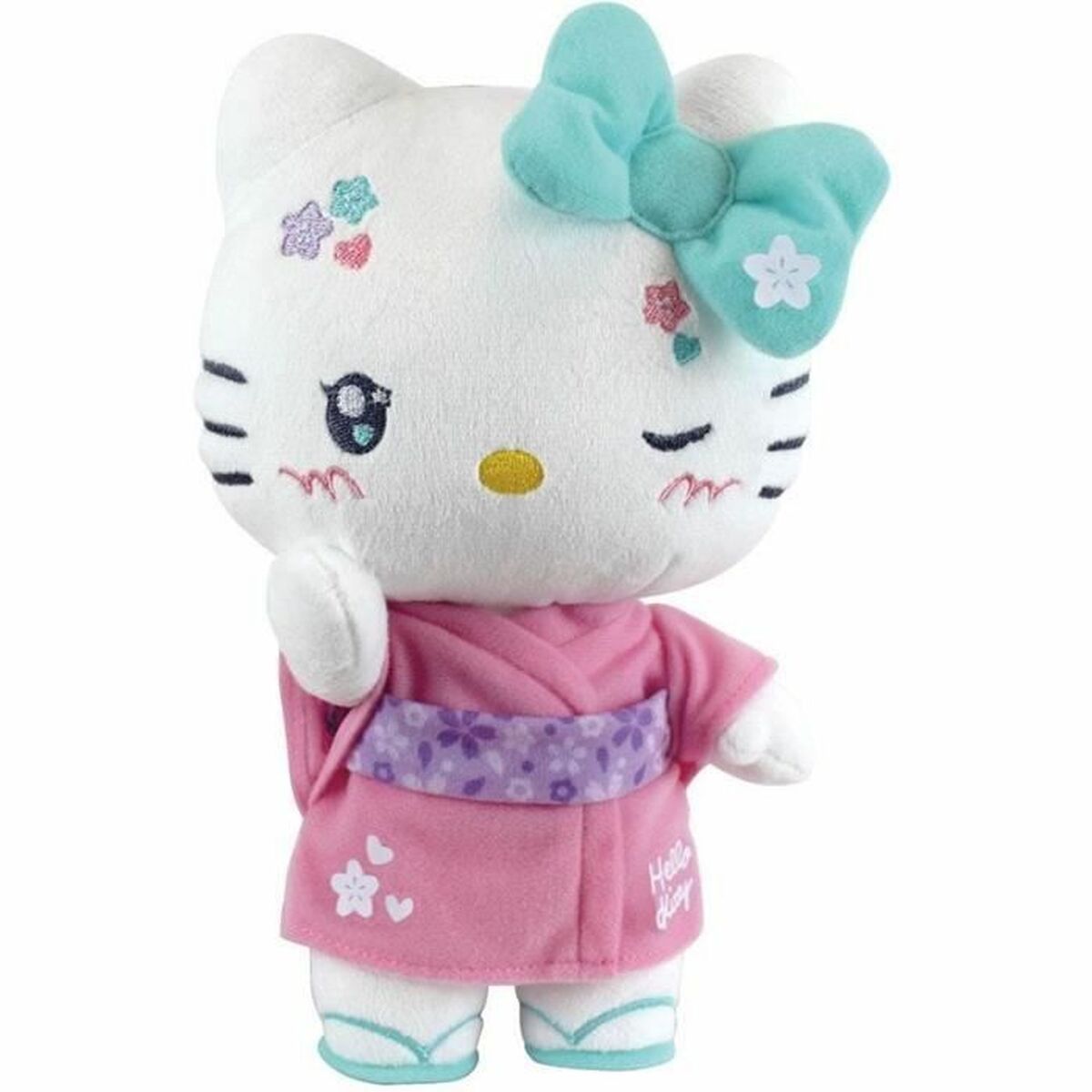 Détails Hello Kitty peluche Kimono Kawaï Rose
