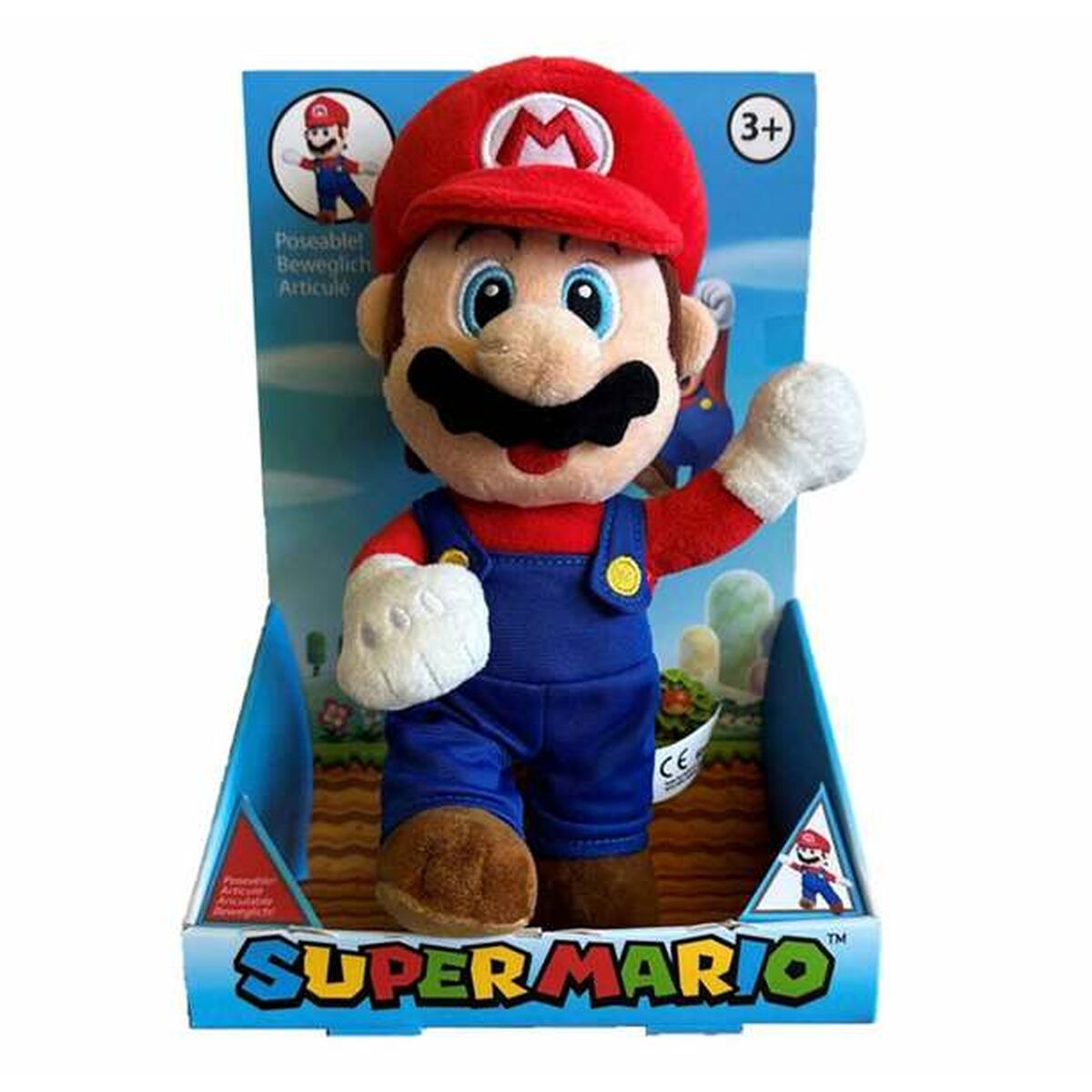Mario en Peluche Mario 25 cm