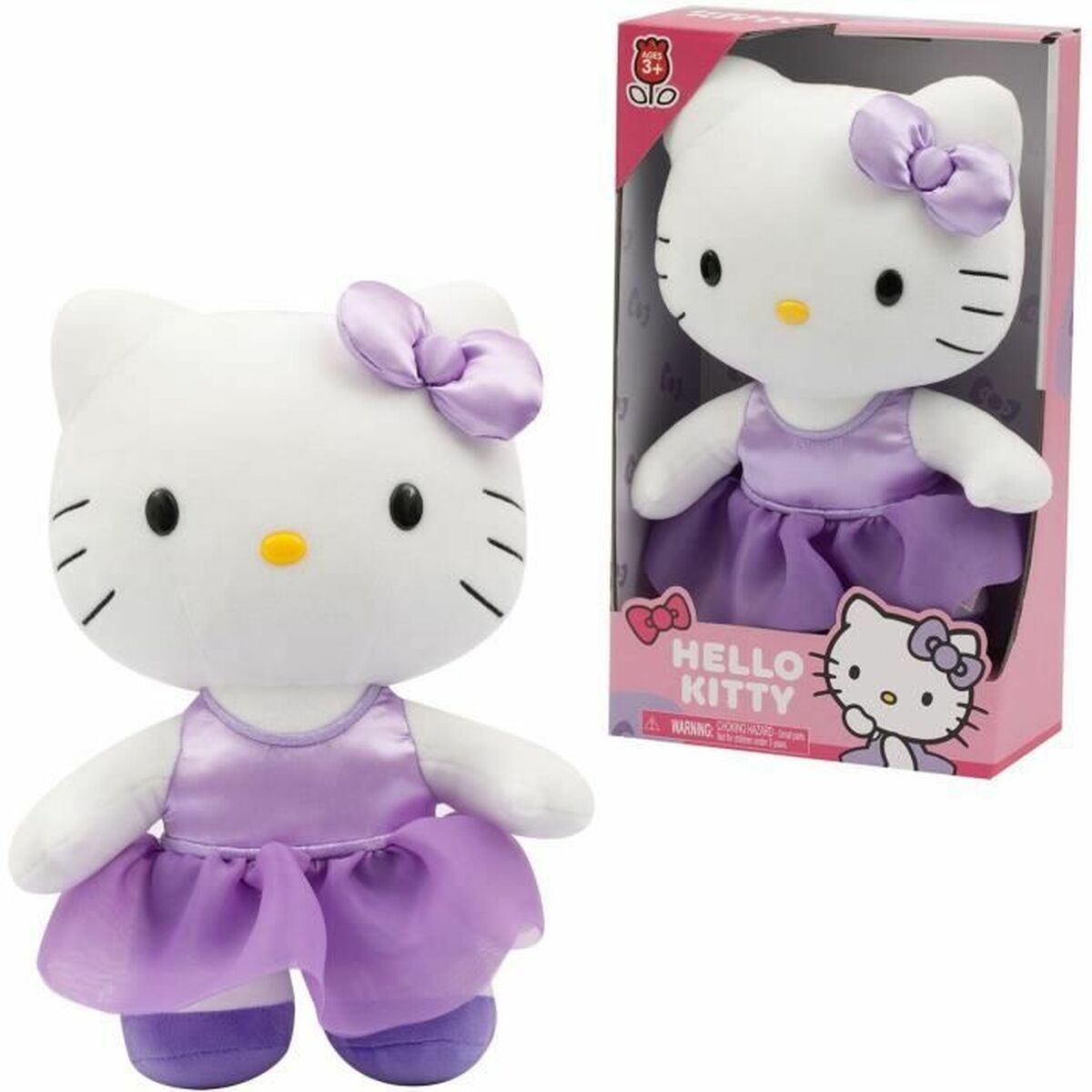 Détails de la Peluche Hello Kitty en Robe de soirée