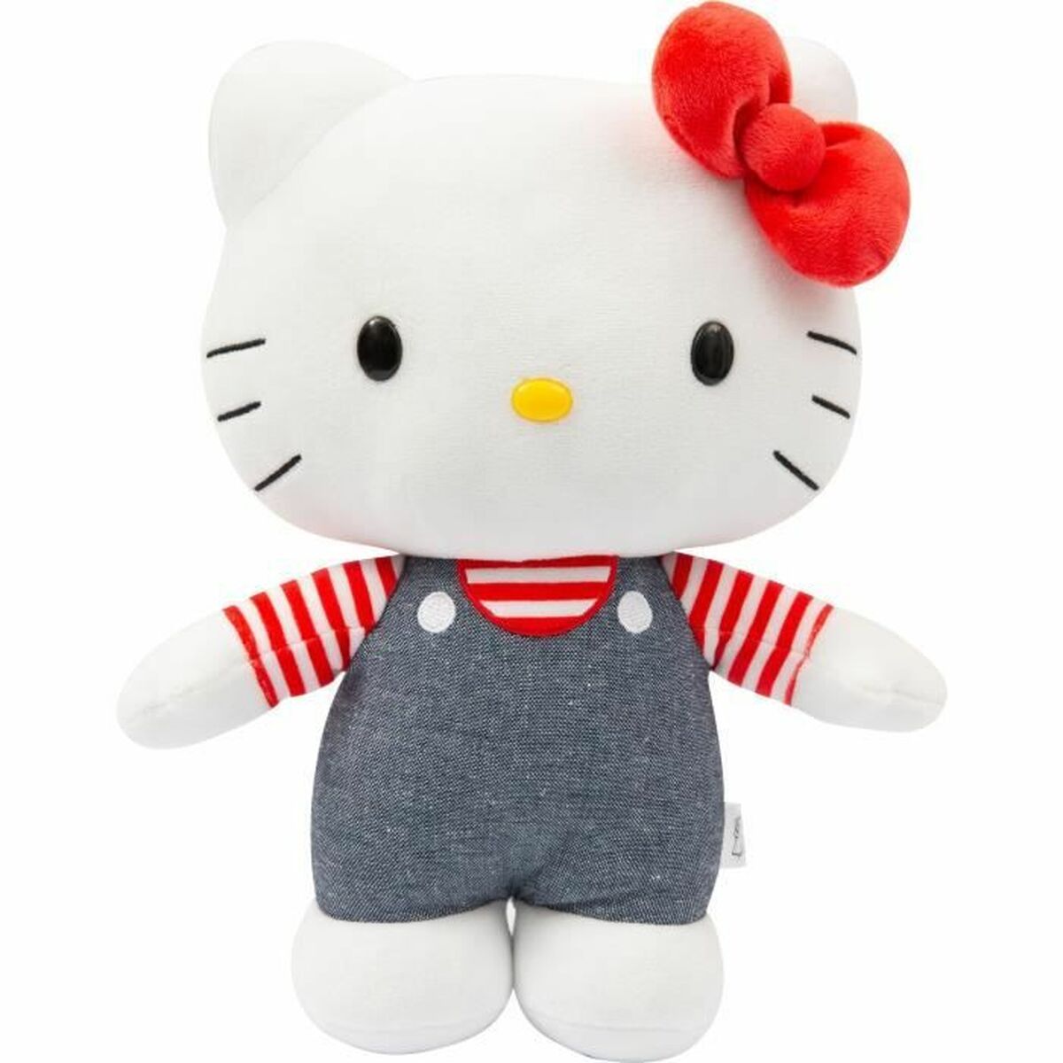 Détails de la Peluche Hello Kitty en Salopette en jean