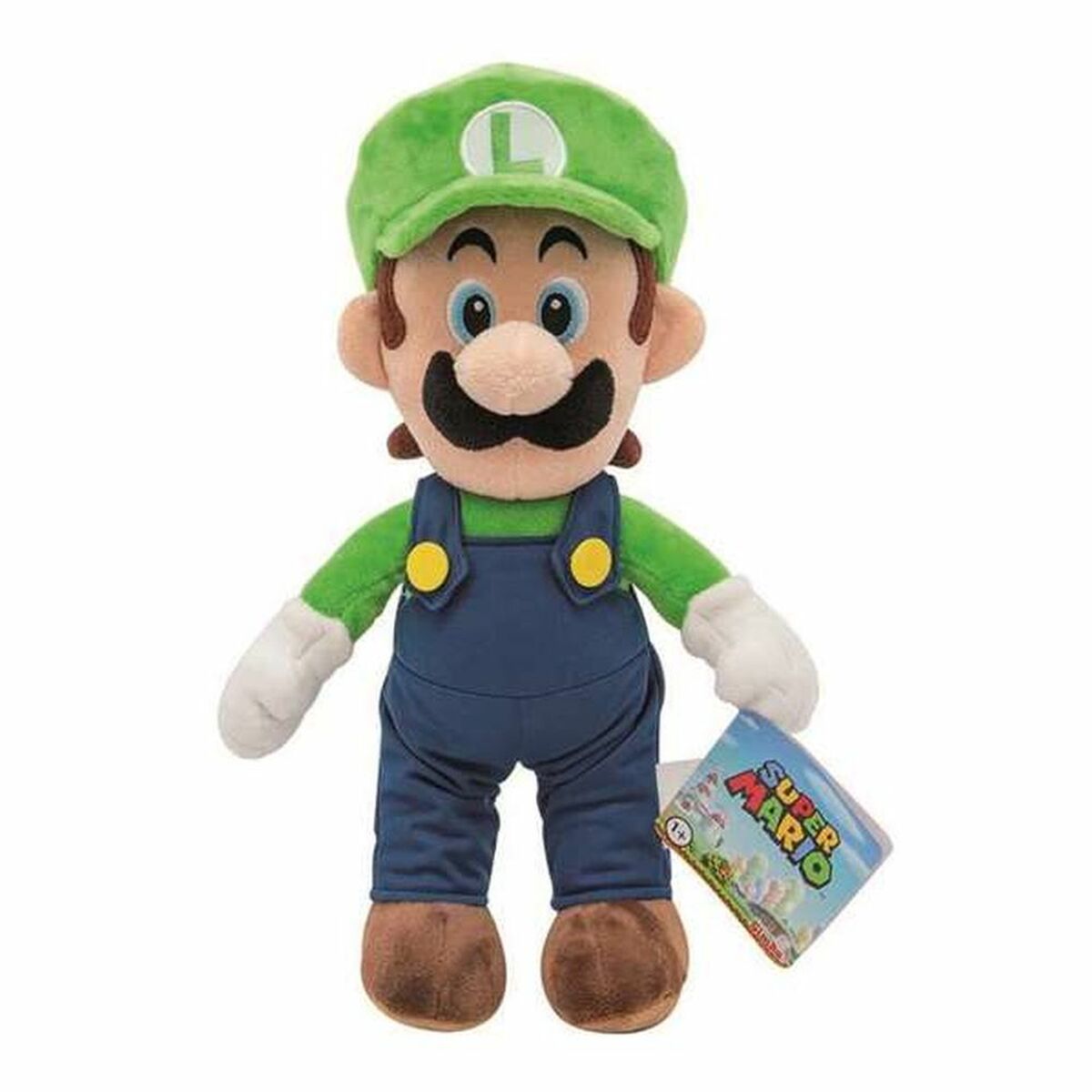 Peluche Luigi Super Mario Bros Luigi 30cm