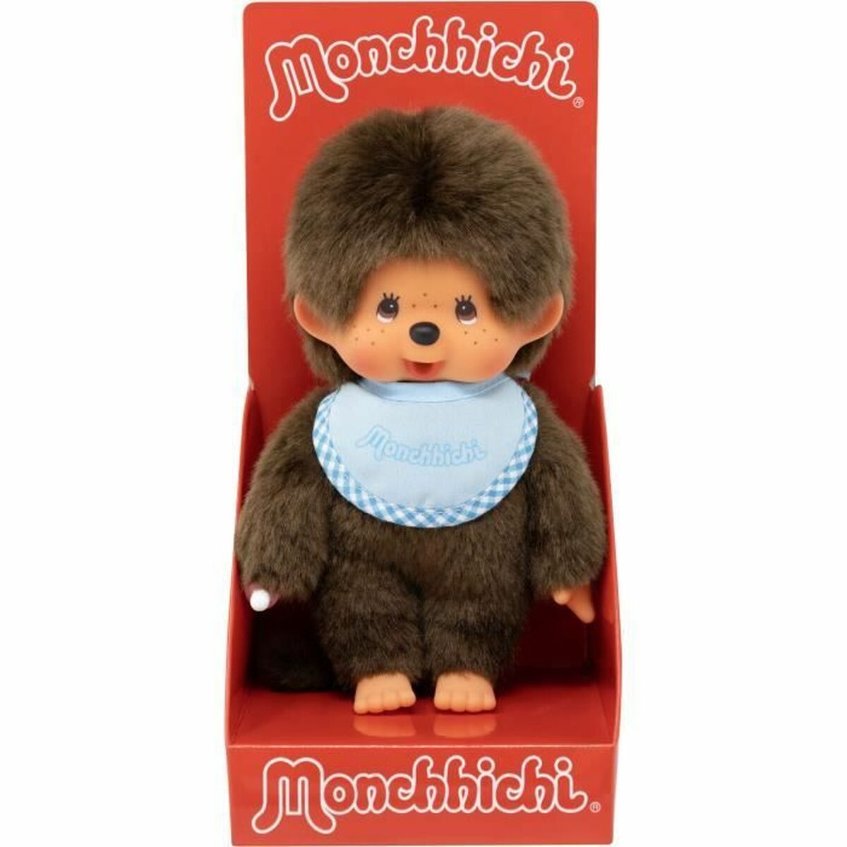 kiki le singe peluche dans son emballage