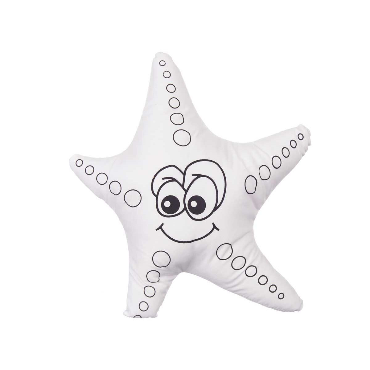peluche à colorier en forme d'étoile de mer