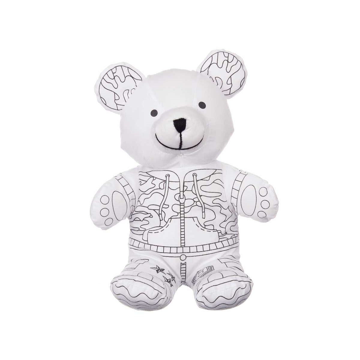 8 peluche à colorier en forme d'ours