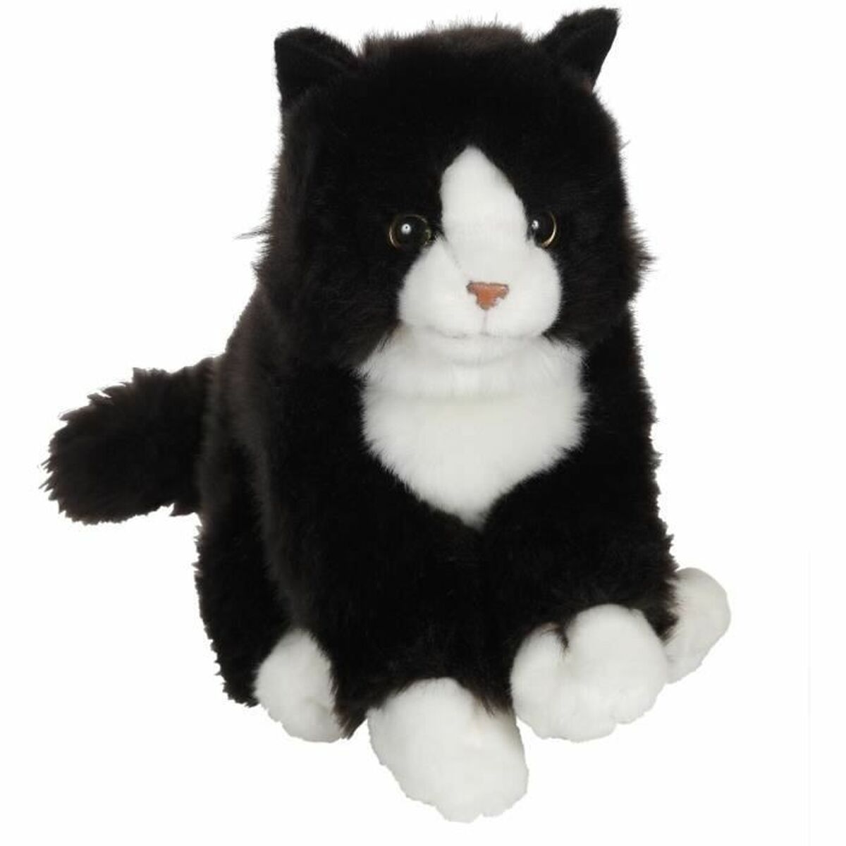 Peluche chat noir adorable