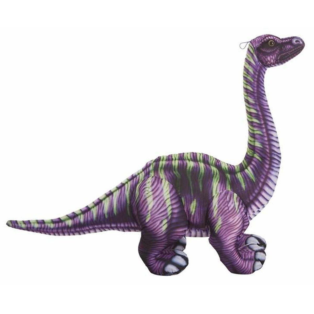 peluche dinosaure d'un brachiosaure couleur lila
