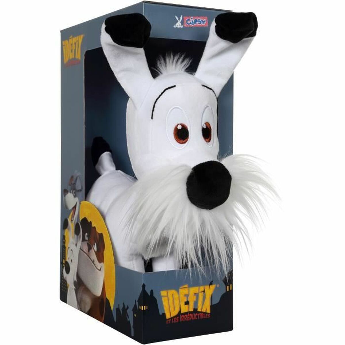 peluche idéfix dans son emballage