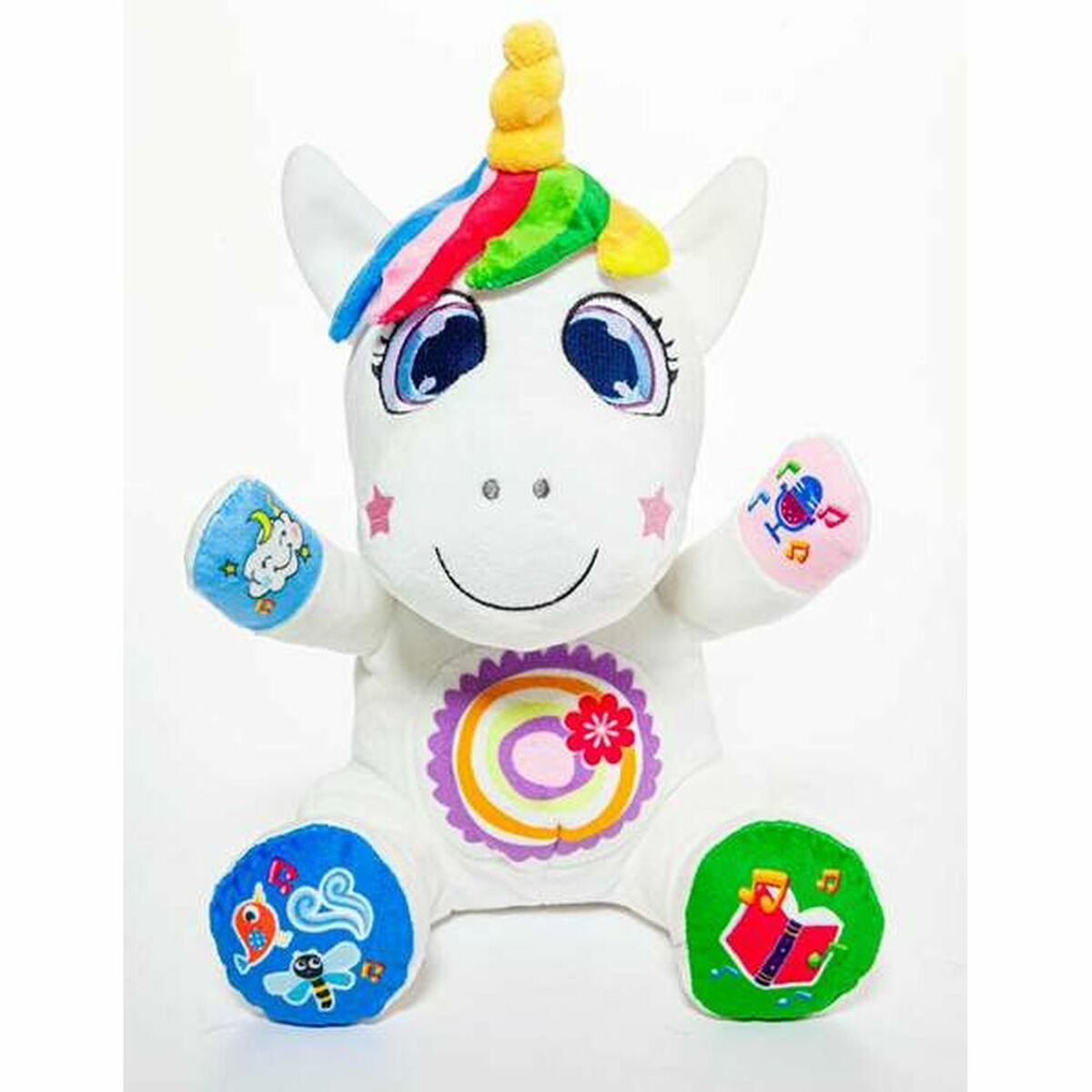 peluche licorne blanche