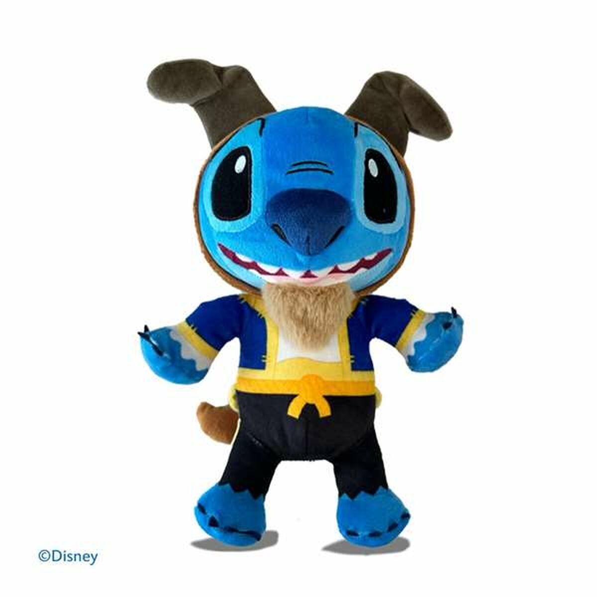 peluche stitch disney déguisée en pirate de 25cm