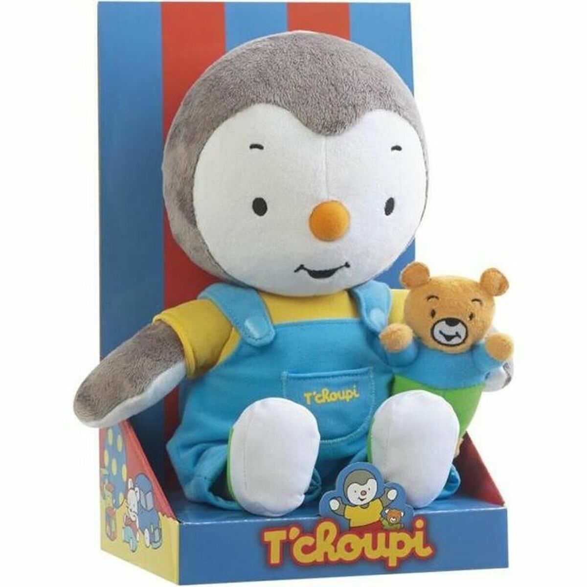 peluche tchoupi et doudou dans son emballage