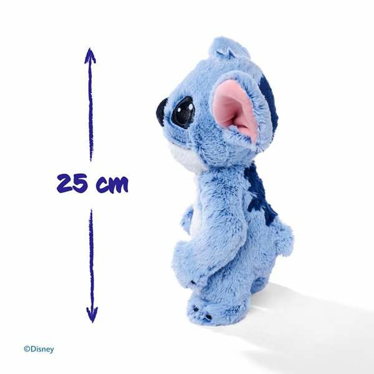 dimensions de la peluches stitch