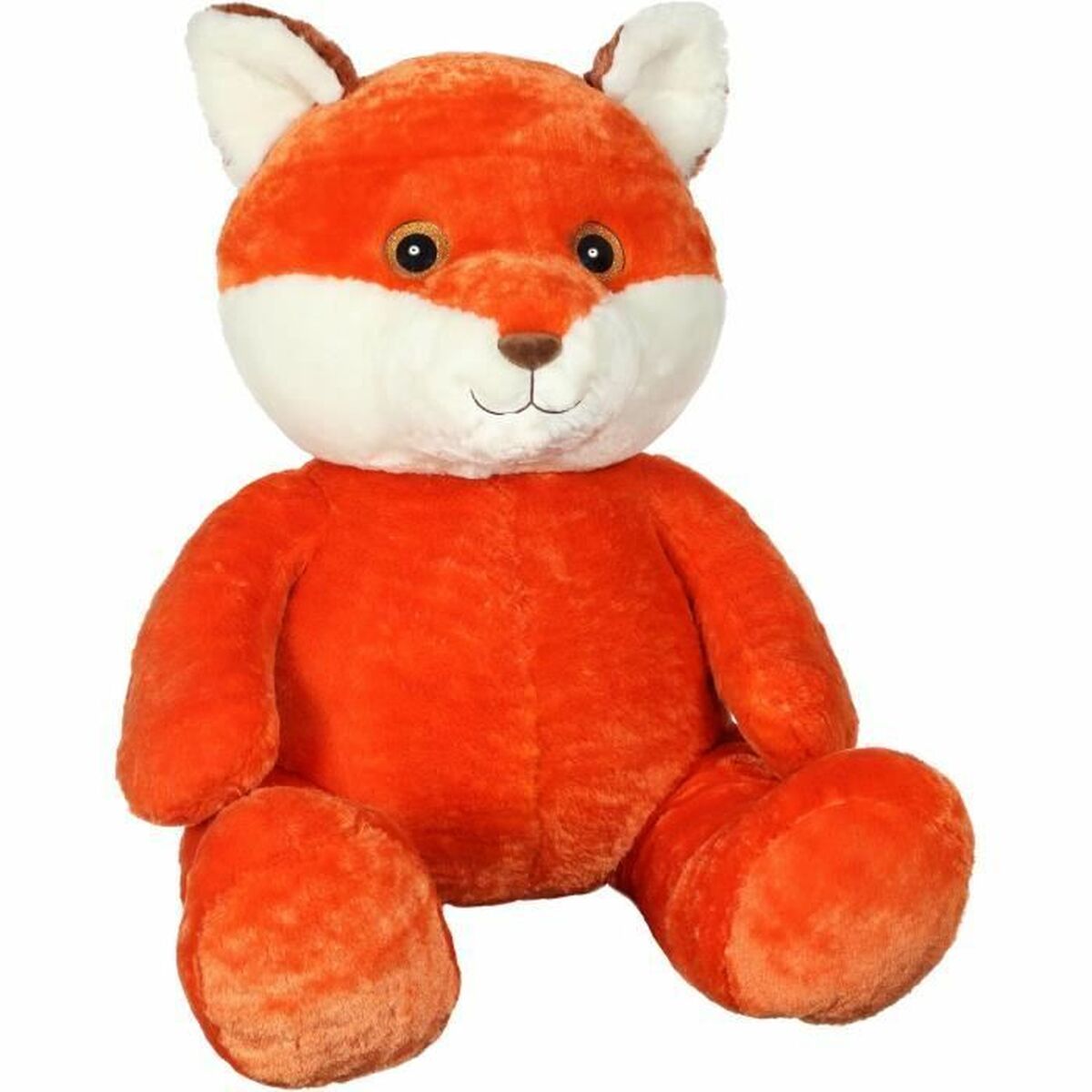 renard en peluche roux