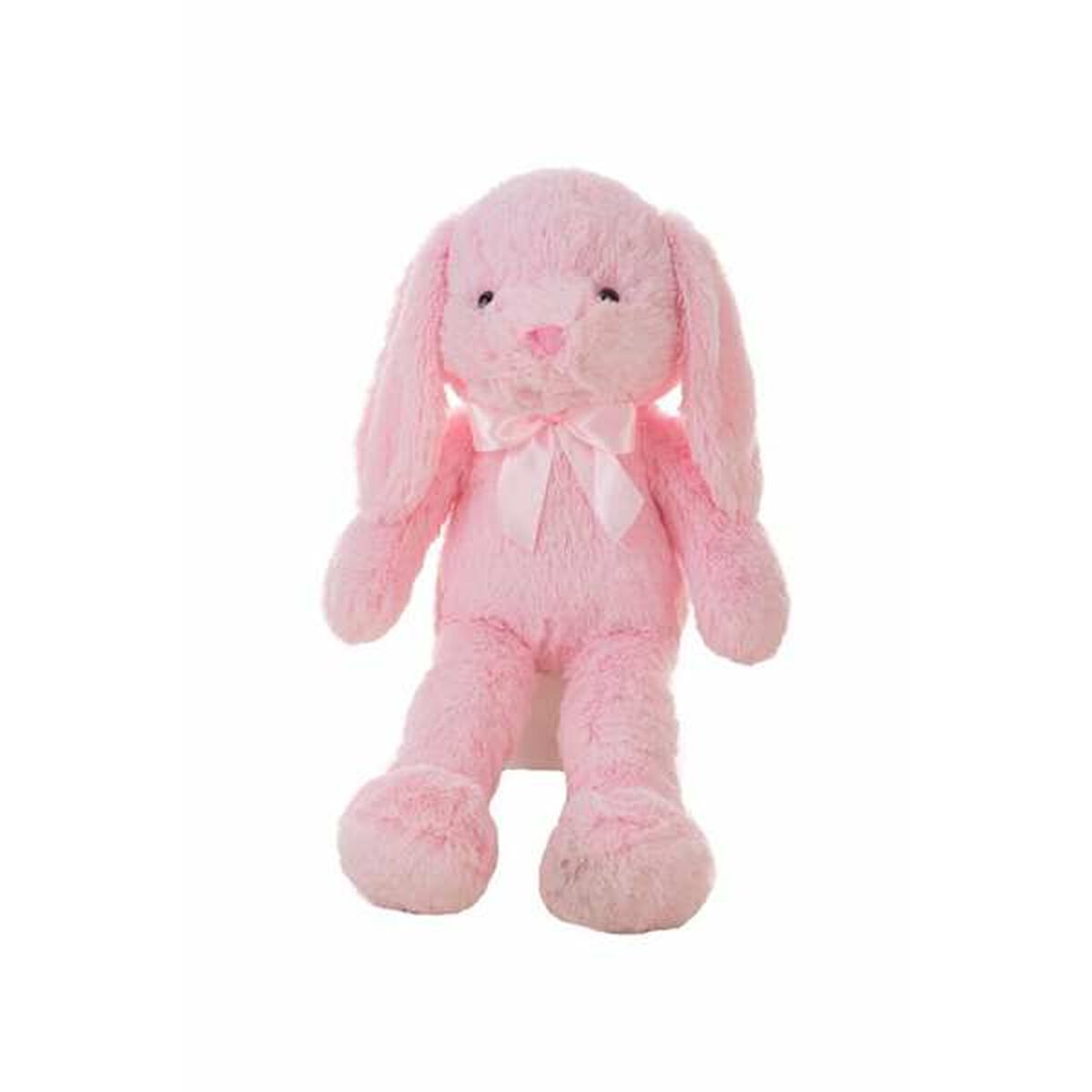 Lapin en peluche géante Rufy rose