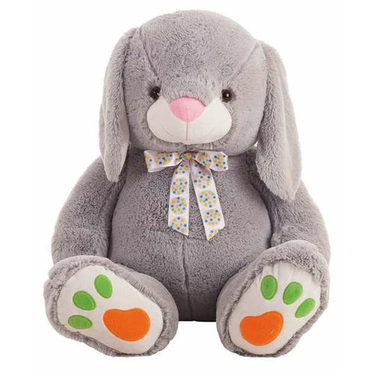 Lapin peluche geant Dido gris