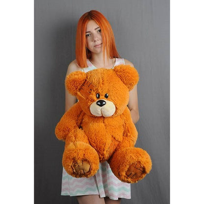 Ours en peluche gros Go Gift Teddy Rouge 60cm bras
