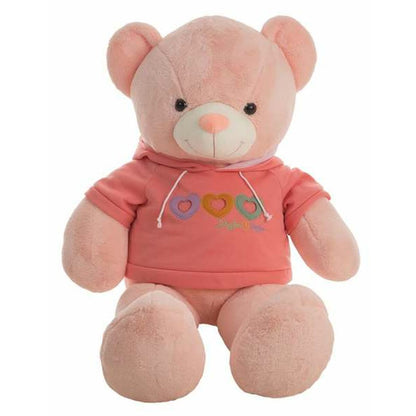 Ours geant en peluche Maty Sweat 115cm rose