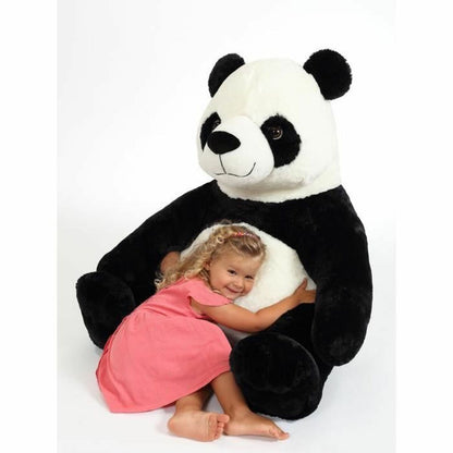 panda en peluche geant noir et blanc