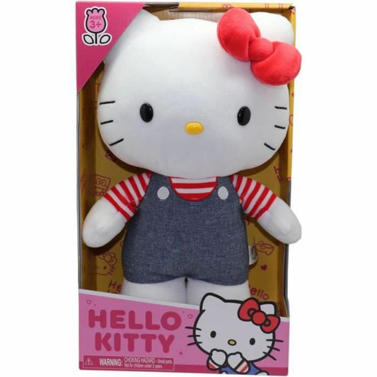 Peluche Hello Kitty en Salopette en jean