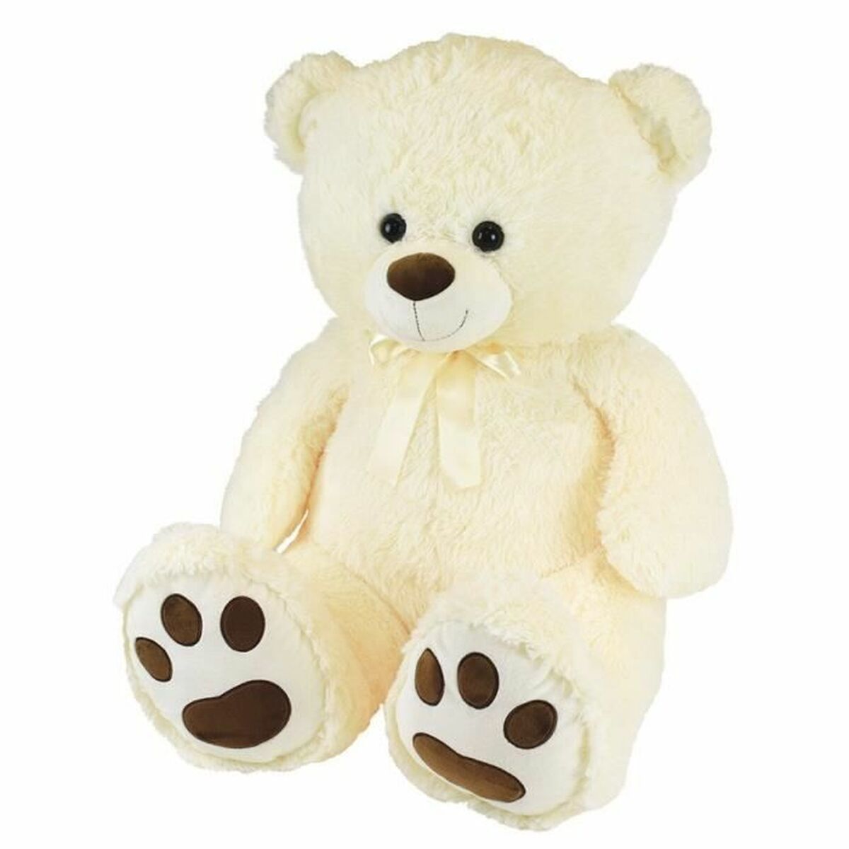 peluche ours blanc de 100cm