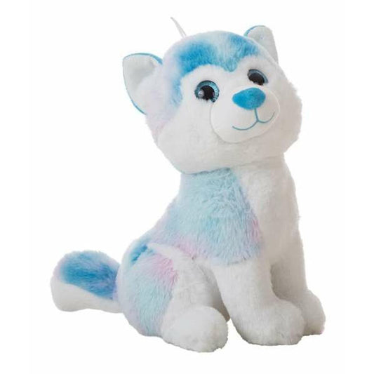Peluche en Chien Bleu Husky 