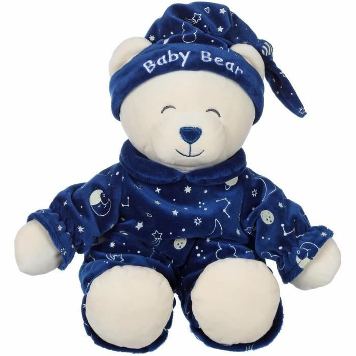 Peluche phosphorescente baby bear bleu
