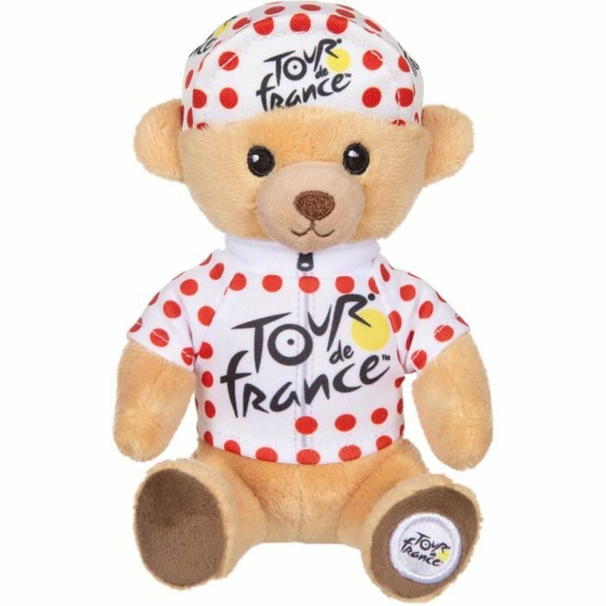 Peluche Tour de France avec le maillot à l’os rouge 