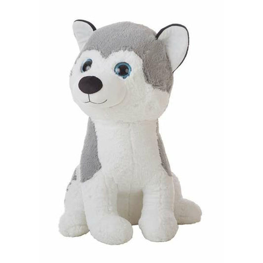 chien husky en peluche
