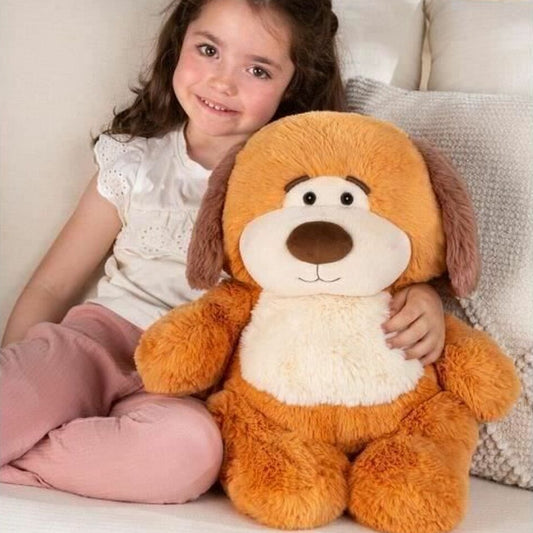 chien peluche chubby dog