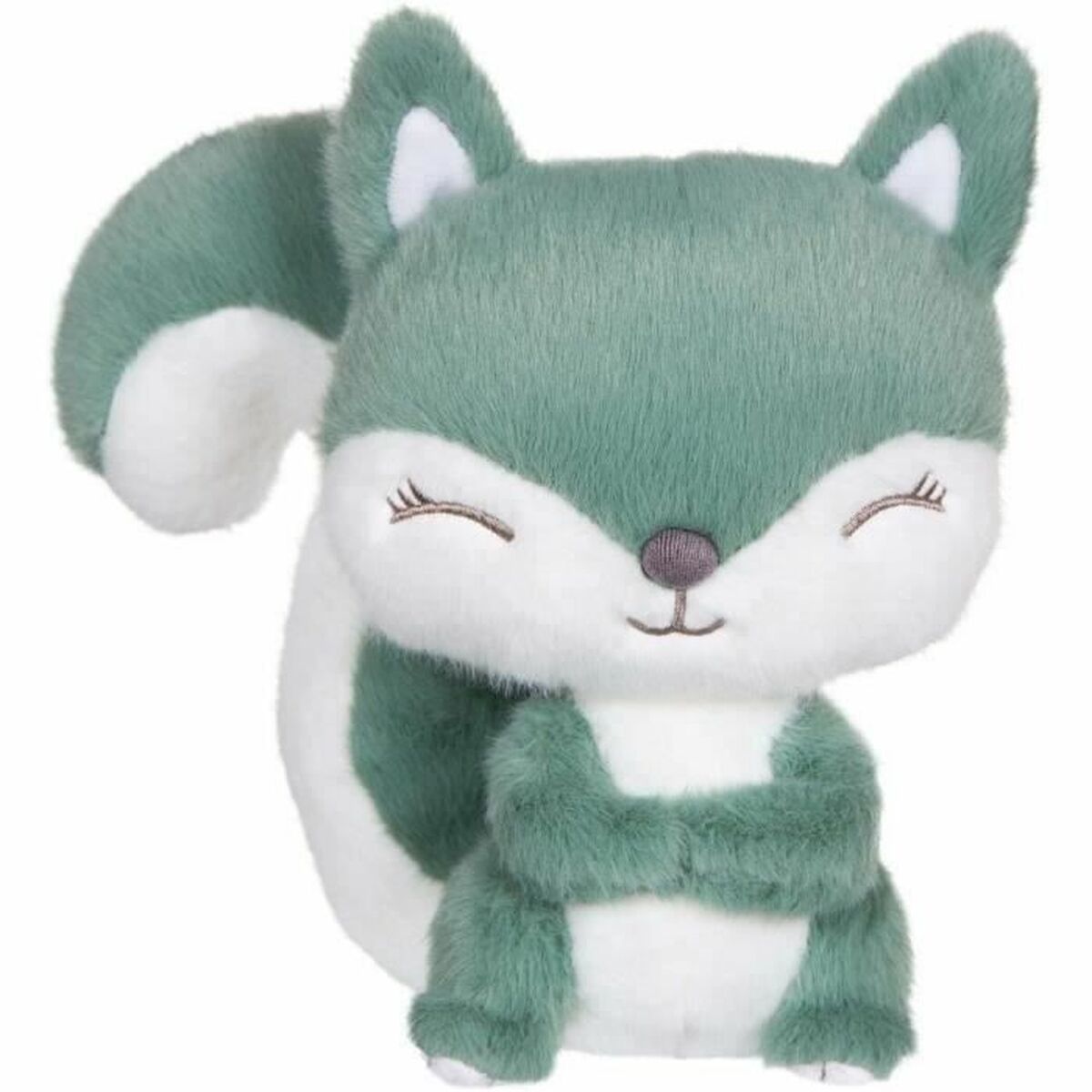 écureuil en peluche vert adorable