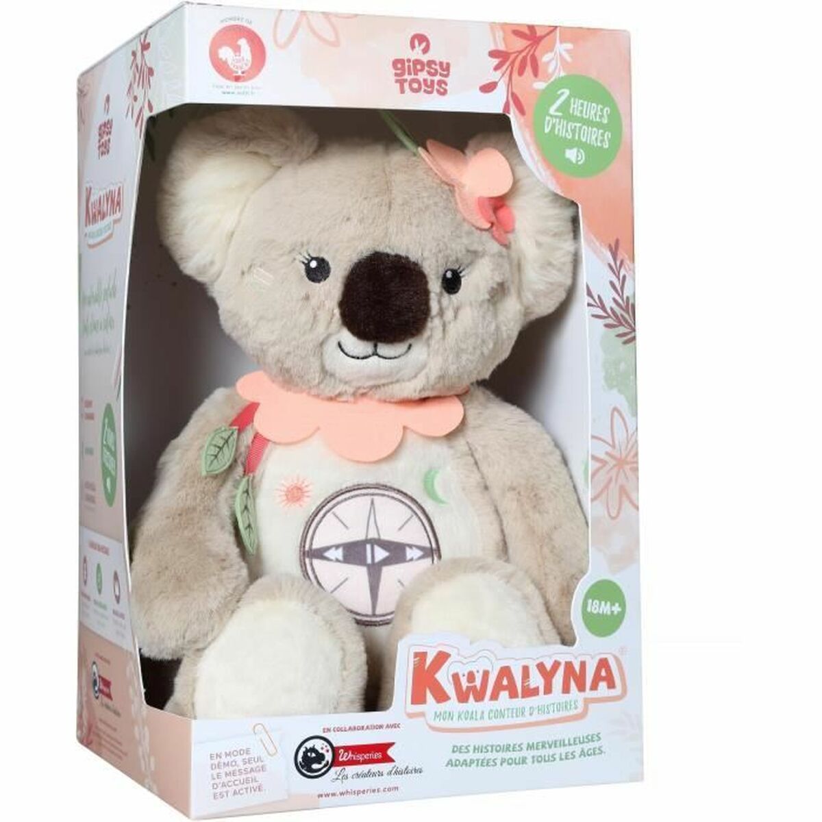 koala peluche kwalyna conteur d'histoire