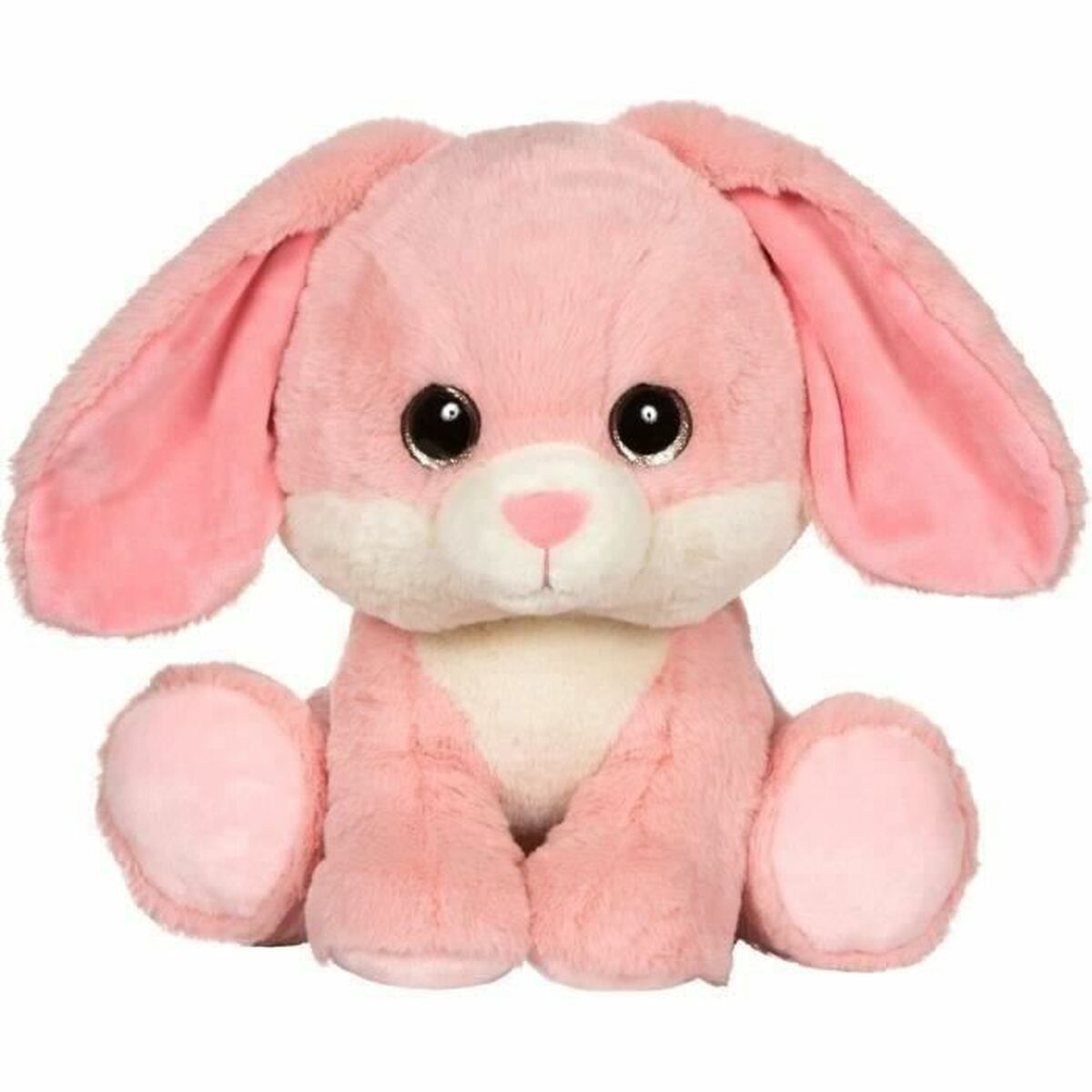 lapin peluche rose