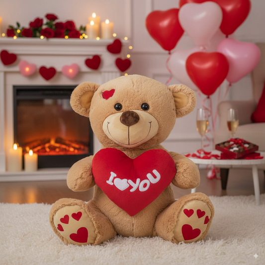 ours en peluche pour la saint valentin
