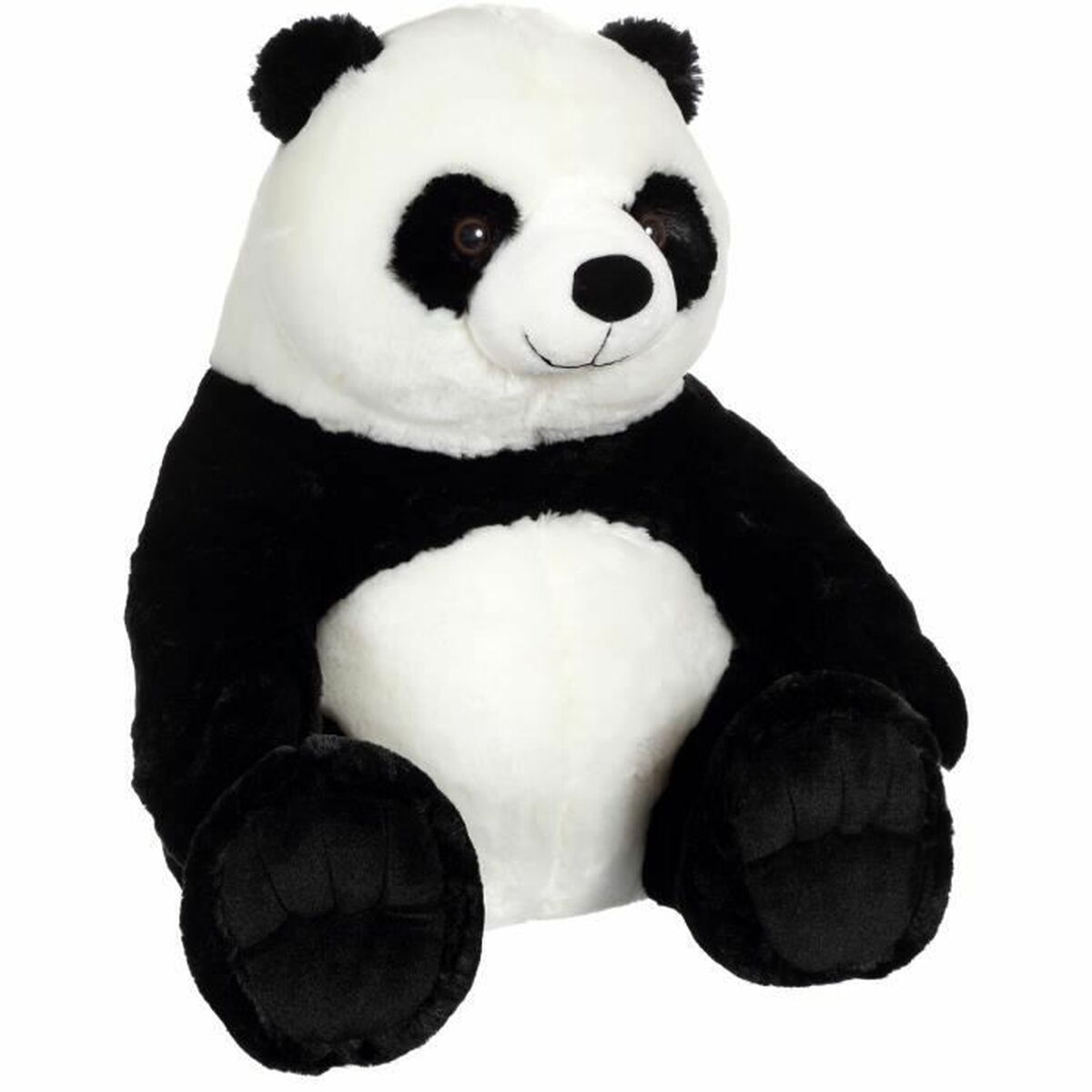 panda en peluche géant de profil