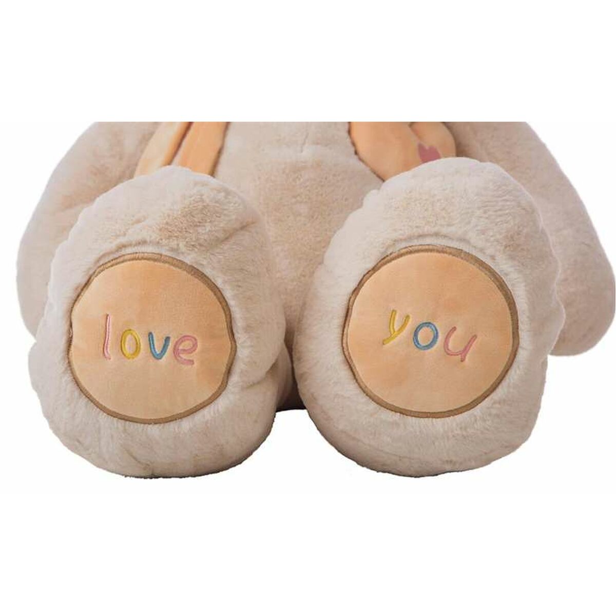 pattes de l'ours en peluche beige