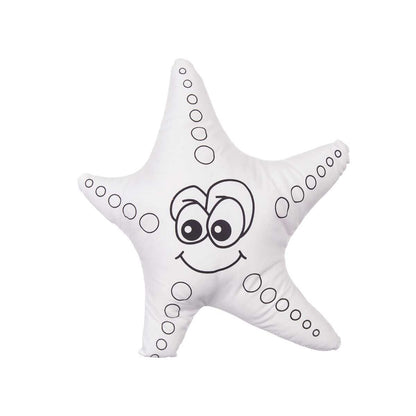 peluche à colorier en forme d'étoile de mer