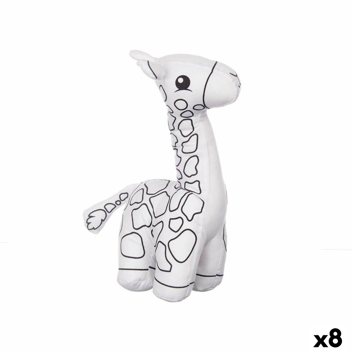 peluche à colorier girafe