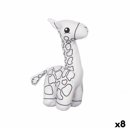peluche à colorier girafe