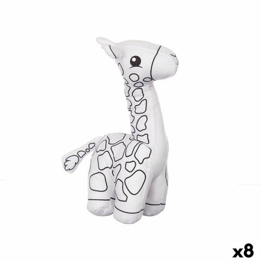 peluche à colorier girafe
