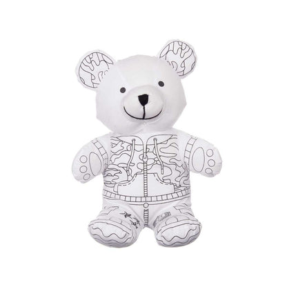 8 peluche à colorier en forme d'ours