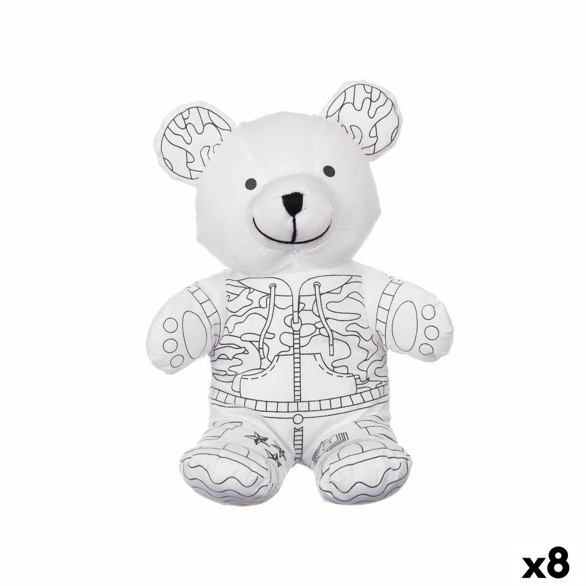 peluche à colorier en forme d'ours