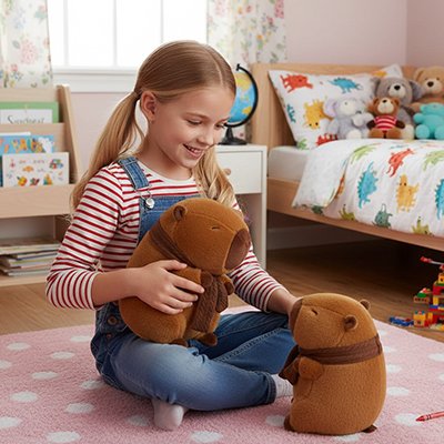 Peluche Capybara enfant
