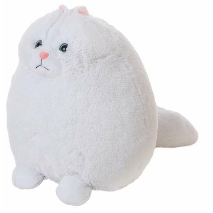 Peluche chat blanc 