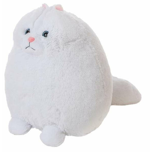 Peluche chat blanc 