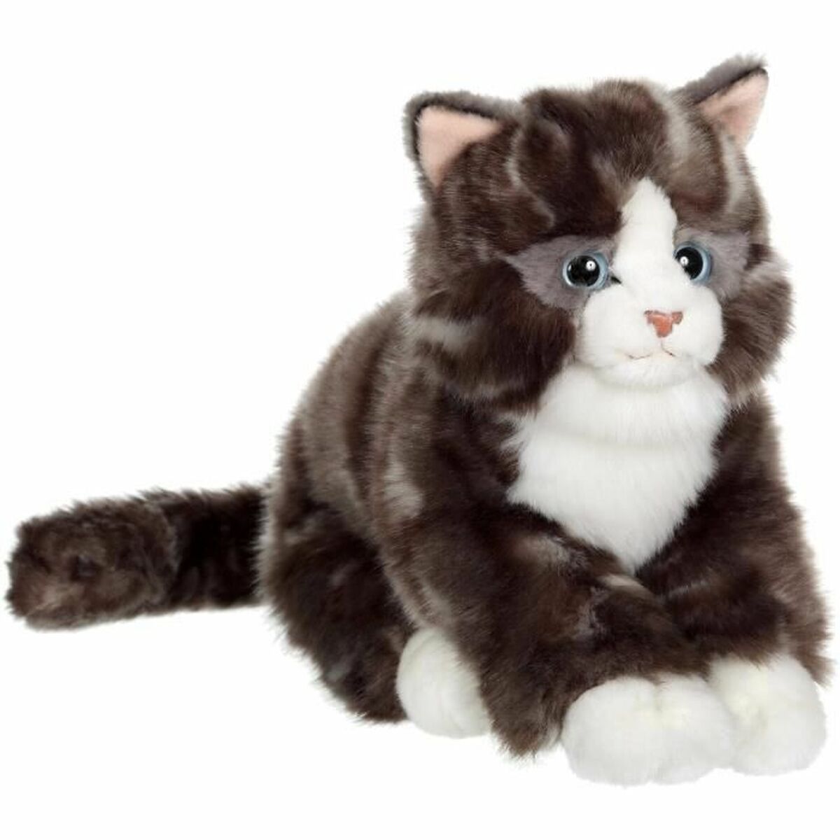 peluche chat mimiz gris de face