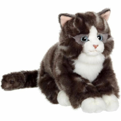 peluche chat mimiz gris de face
