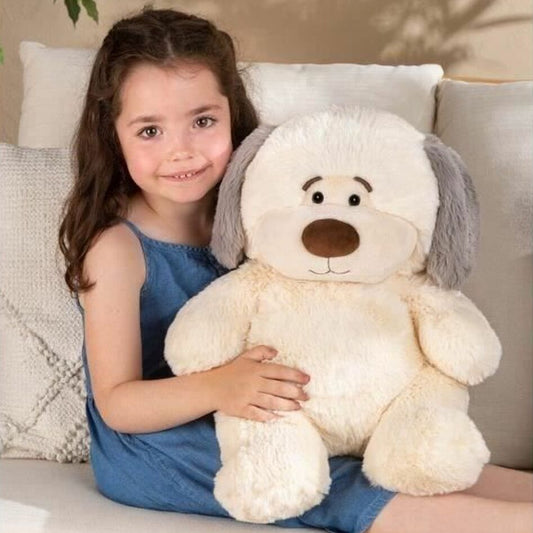 peluche chien chubbu dog beige