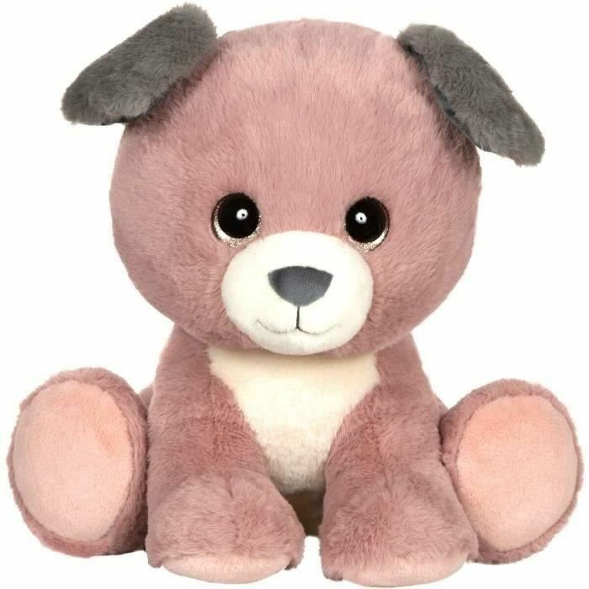 peluche chien rose de 40cm