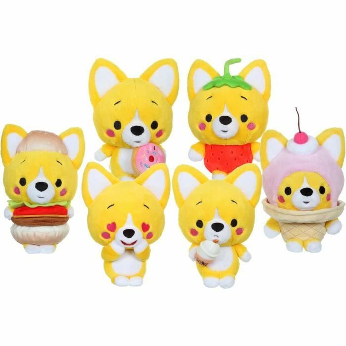 les différents modèles des peluches corgi