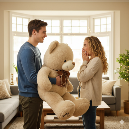 peluche geante de 130cm cadeau couple